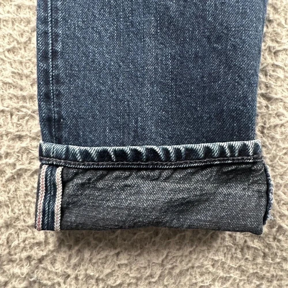 Simon Miller Men's Selvedge Narrow‎ Jeans Dark Wash 29x32 Made In USA Button Fly